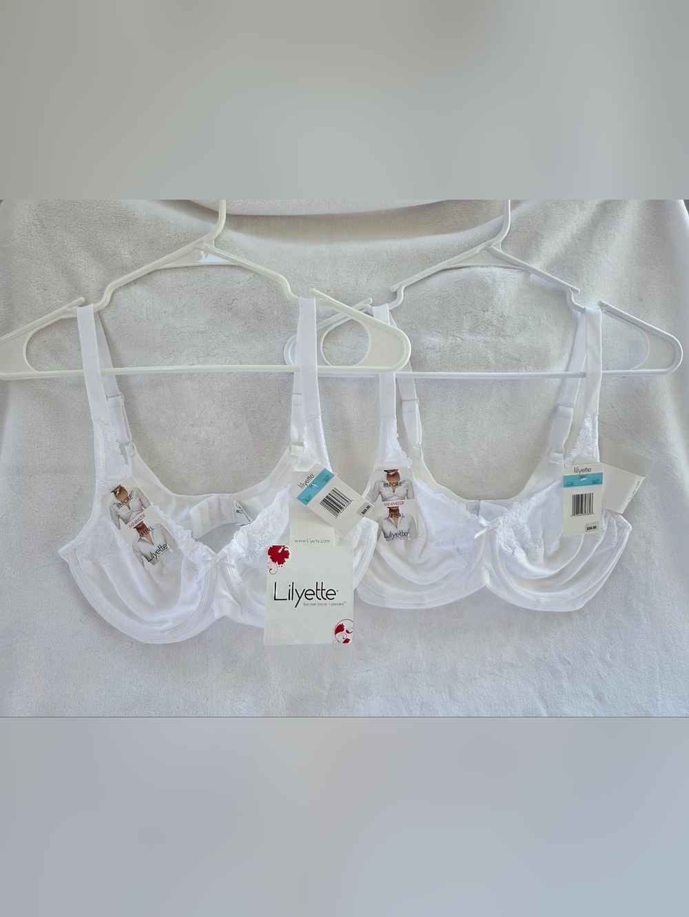 Two Lilyette Bra's Women's Size 36C